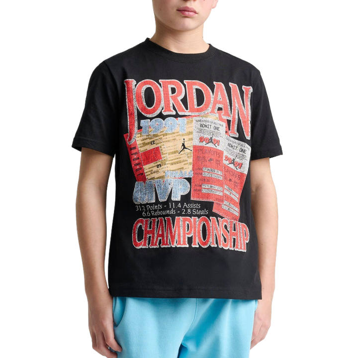 Jordan Jordan Kids T Shirts Crew Neck Moderate
