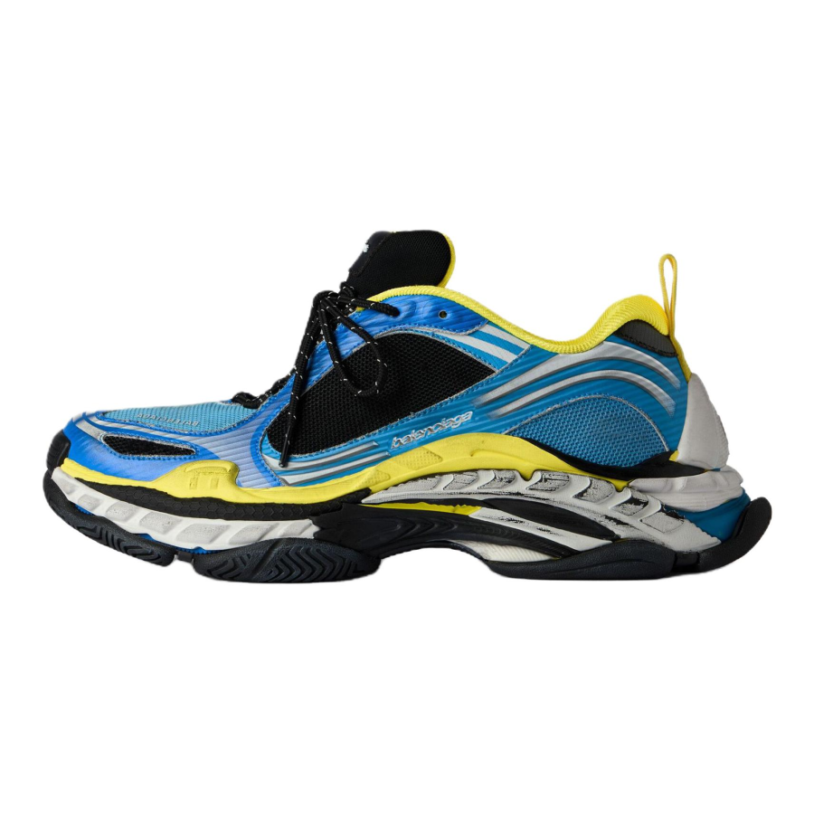 Balenciaga Triple S .2 Low top Chunky Sneakers Men's Blue White Yellow