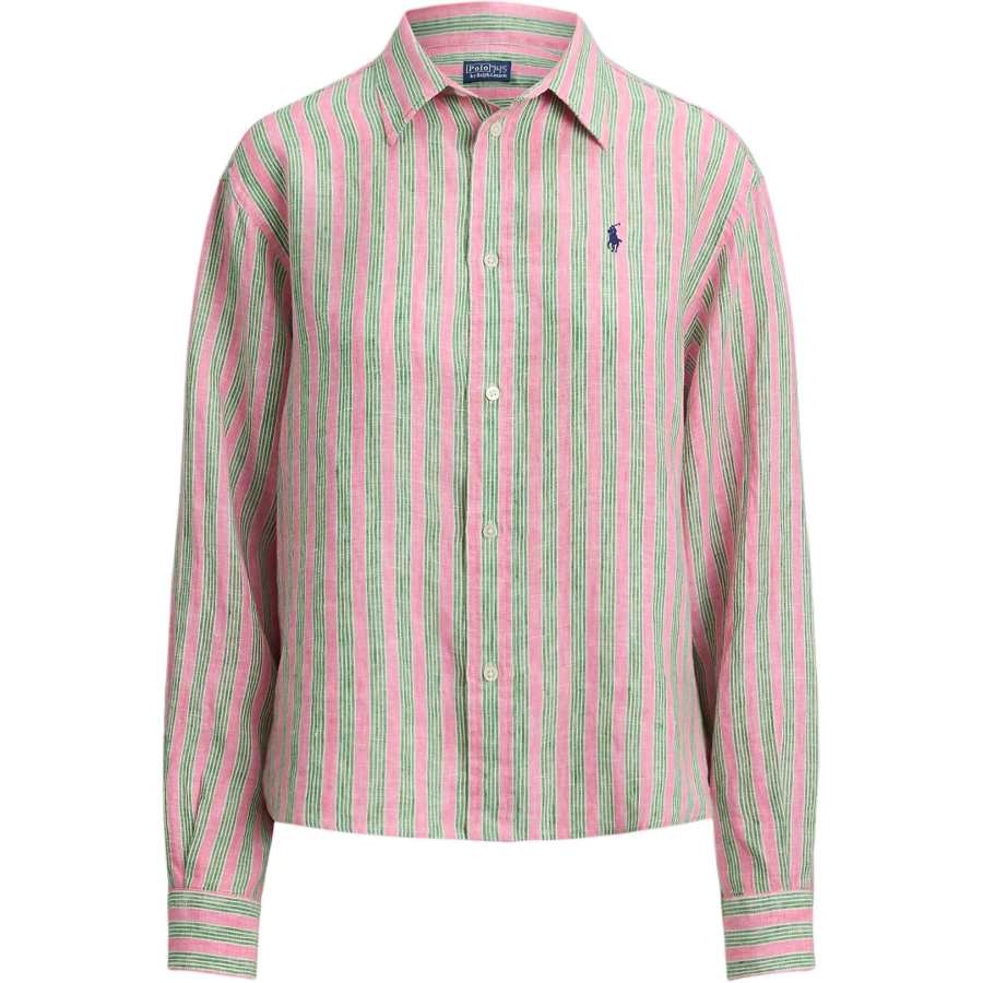 Polo Ralph Lauren striped logo-embroidered shirt