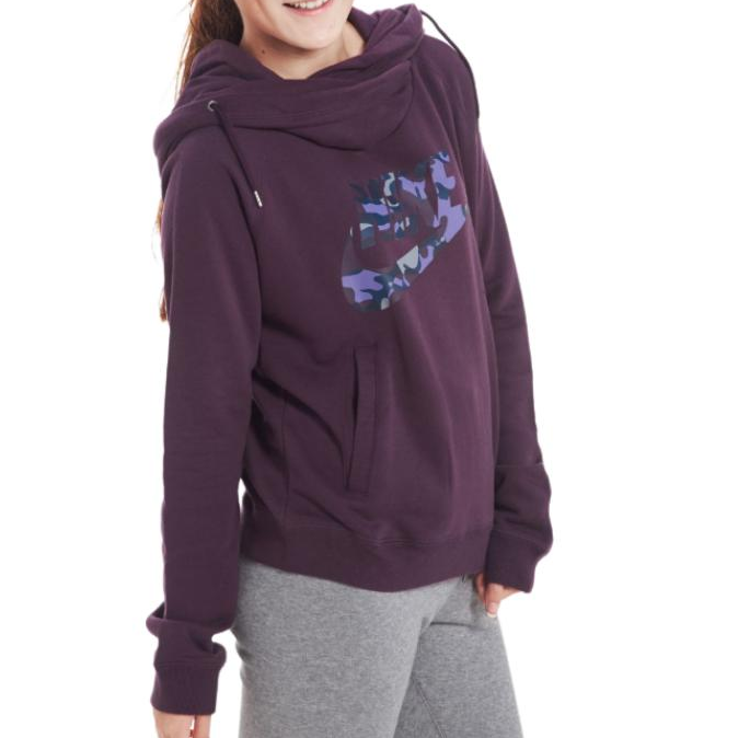 Nike Nike Sweatshirts Women's Purple Hooded Moderate