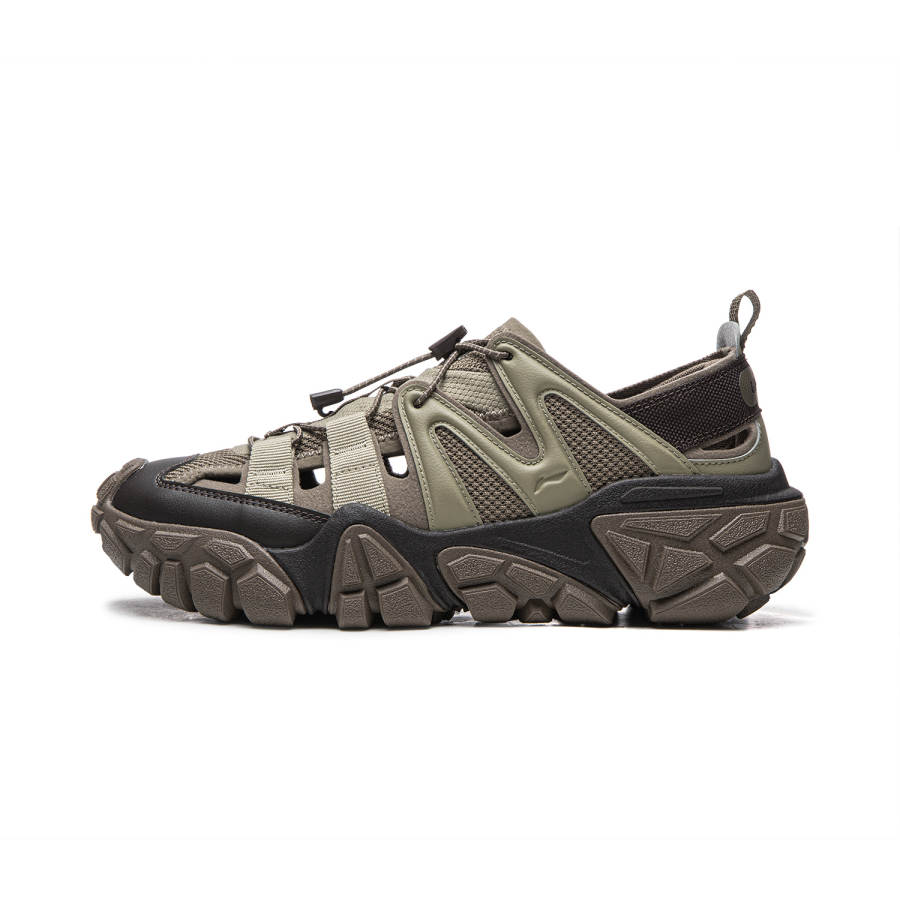 Li-Ning Li Ning Sand Dune Slip Resistant, Abrasion Resistant, Lightweight River Trekking Shoes Men's Gray