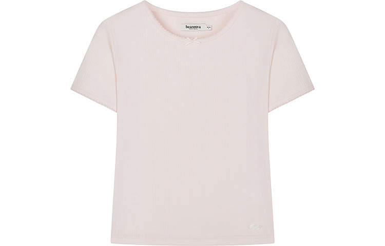 Teenie Weenie T Shirts Women's Crew Neck Moderate Straight Fit