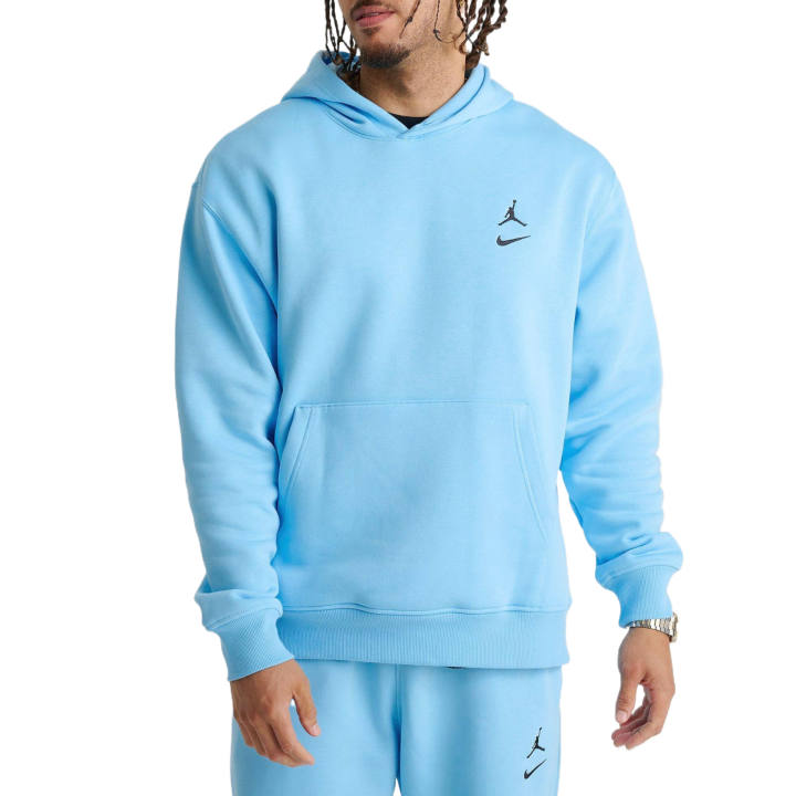 Jordan Jordan Sweatshirts Men's Blue/Black Hooded Non Detachable Moderate