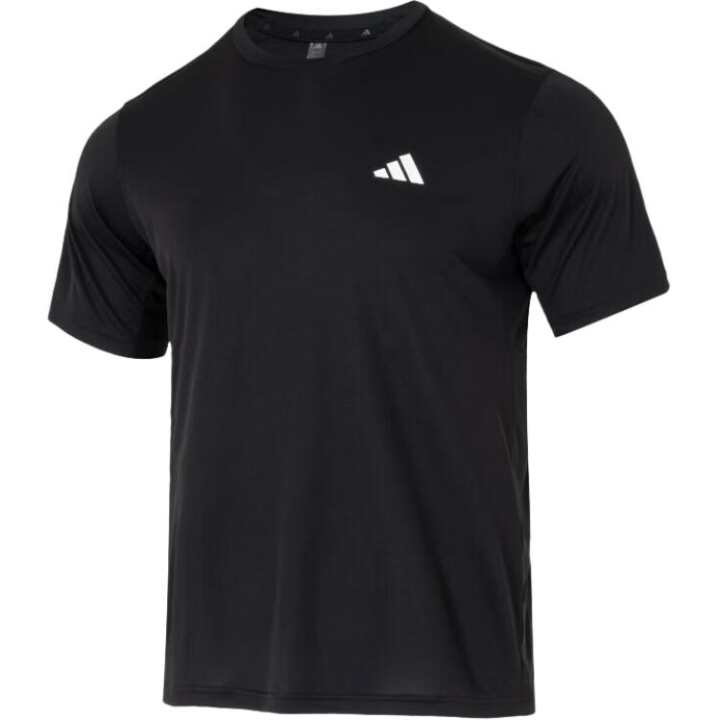Adidas Adidas Running T Shirts Men's Black Moderate