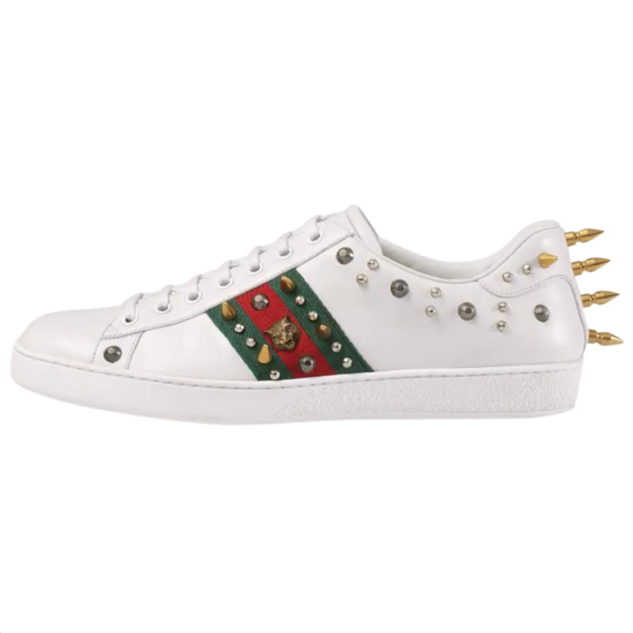 GUCCI ACE Low top Skateboard Shoes Women's White