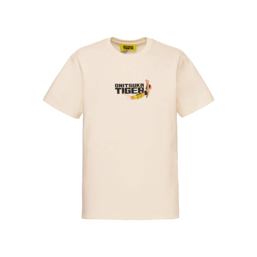 Onitsuka Tiger ASTROBOY GRAPHIC TEE Print T Shirt Men's White
