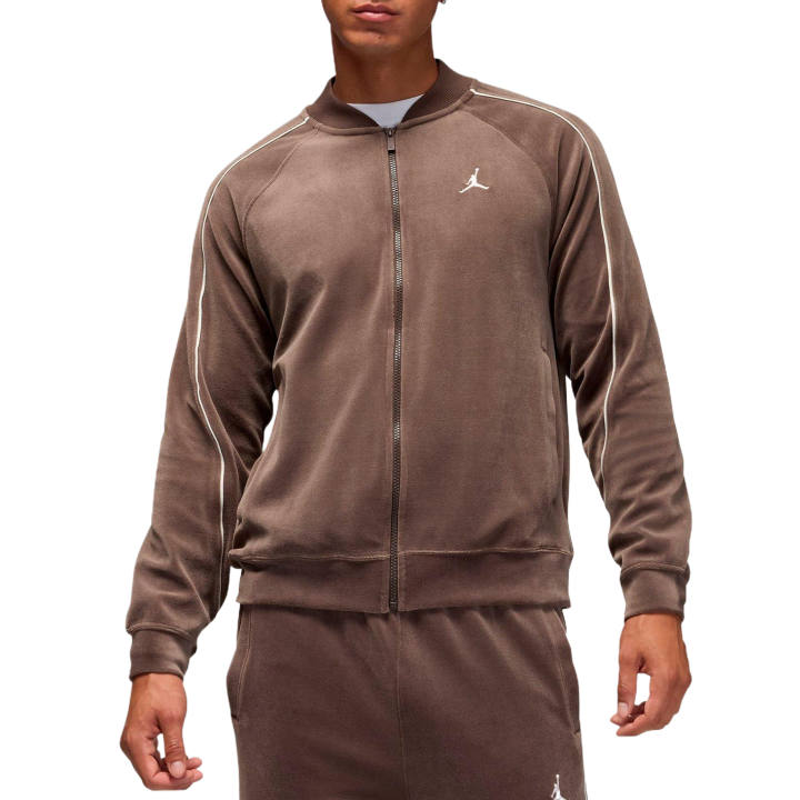 Jordan Jordan Jackets Men's Baroque Brown/Sail White Baseball Collar Moderate Other