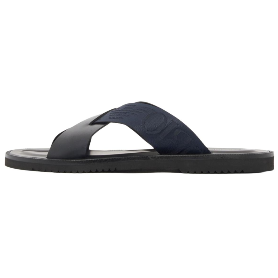 Emporio Armani crossover-strap sandals