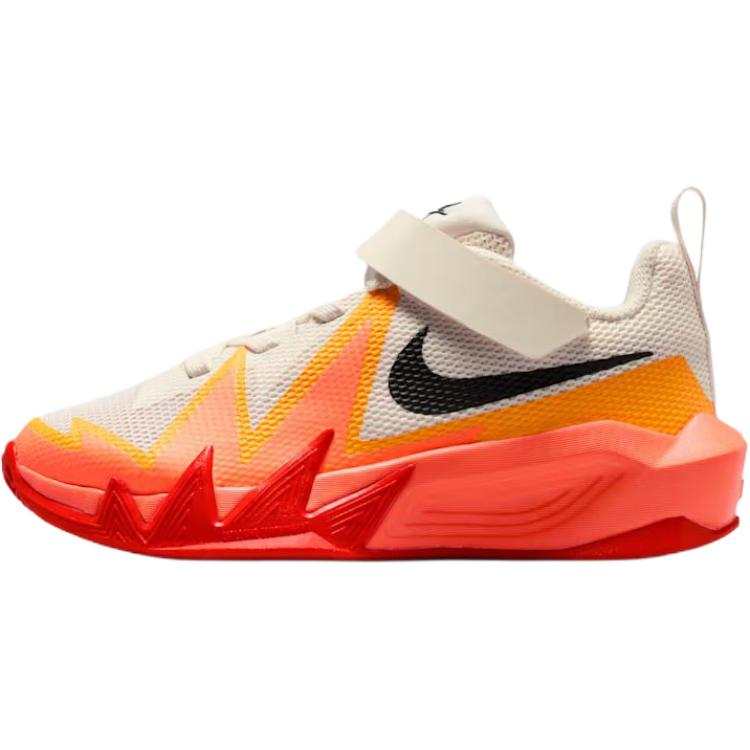 Nike Nike ST Dynamite Breathable Low top Basketball Shoes Beige Orange Kids'