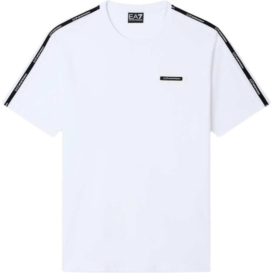 Emporio Armani tape trim T-shirt