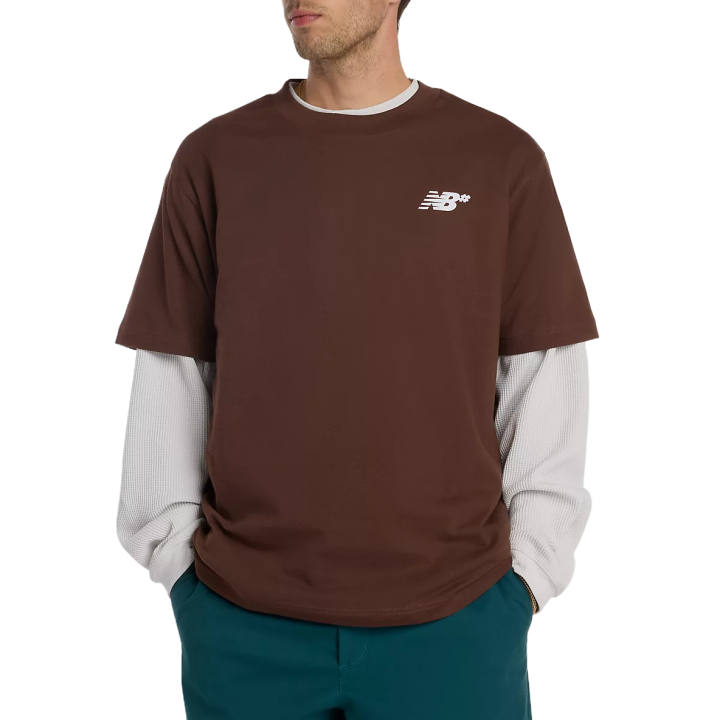New Balance New Balance T Shirts Men's Rye Puffy Crew Neck Moderate