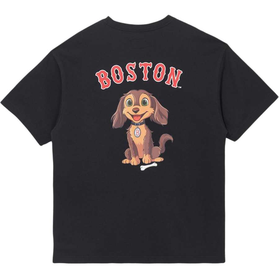 New Era T Shirts Unisex Black Crew Neck