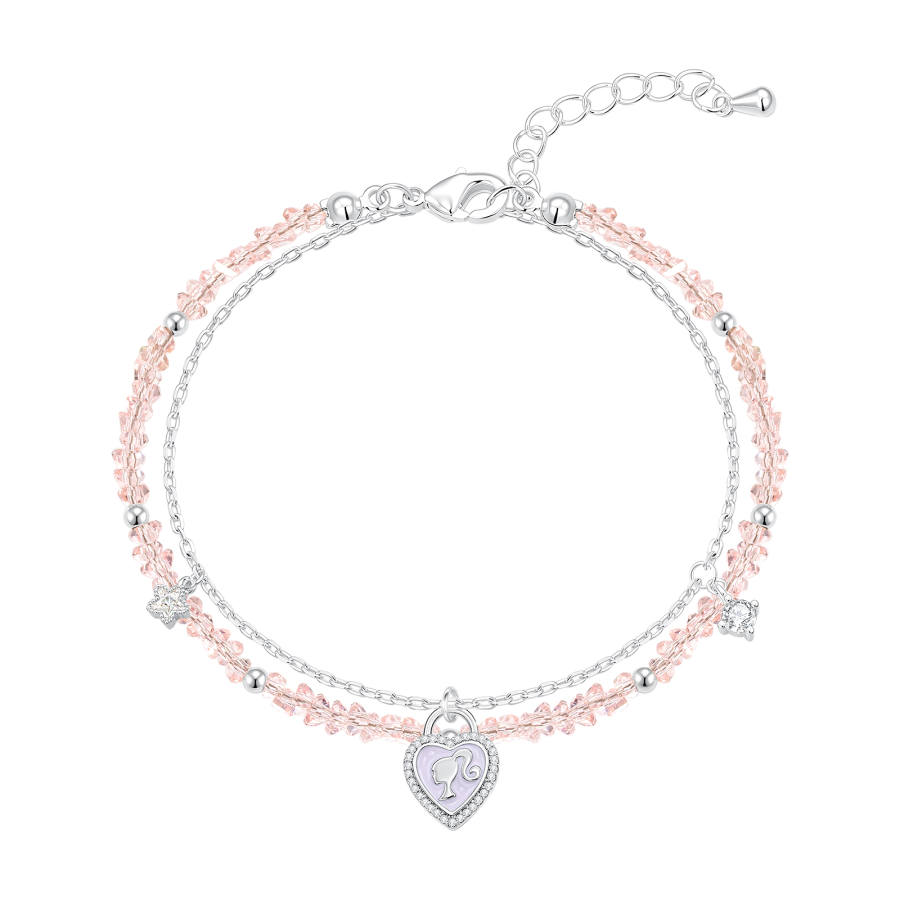 Barbie Synthetic Cubic Zirconia Glass Bracelets Women's