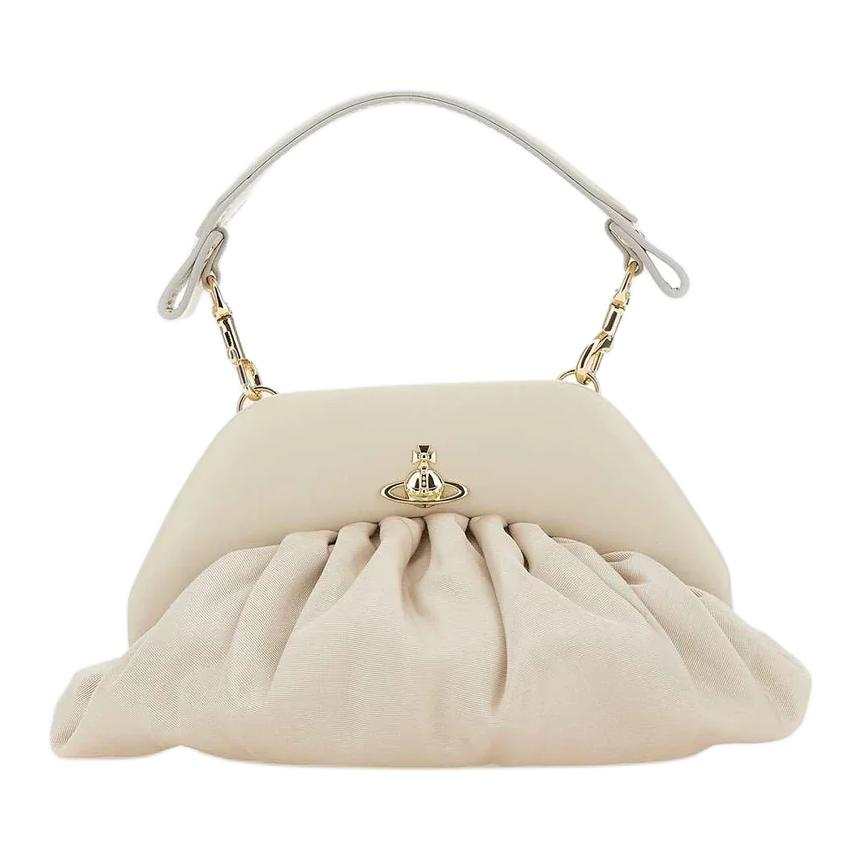 Vivienne Westwood Viscose Handbag Women's Cream