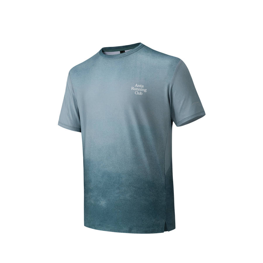 Anta T Shirt Men's Rock Green All Over Print