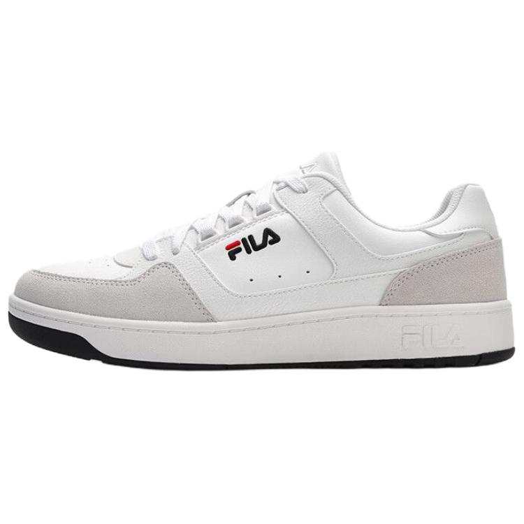FILA CHIC Lightweight Low top Skateboard Shoes Men's White Gray