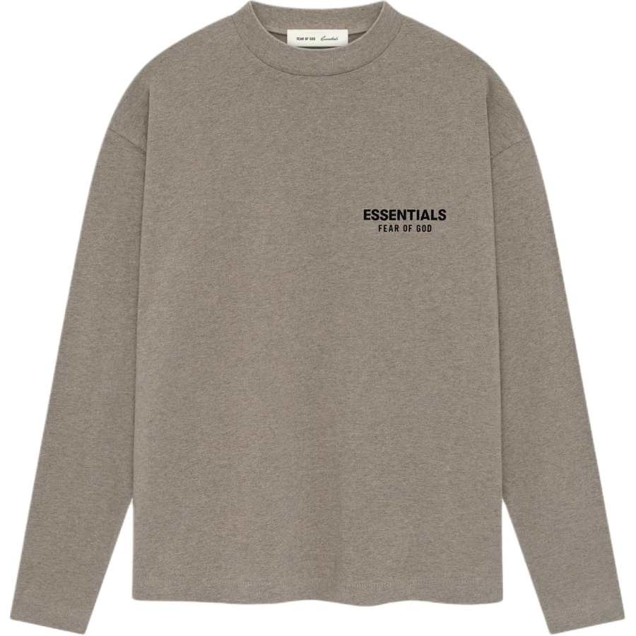 Fear Of God Essentials SS26 CLASSIC FIT LONG SLEEVE TSHIRT HOMESTEAD HEATHER T Shirt Unisex