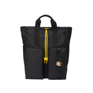 Onitsuka Tiger Nylon Carry Backpack Medium Unisex Black