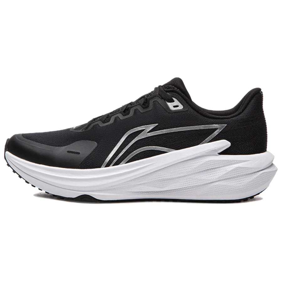 Li-Ning Li Ning Cushioning Abrasion Resistant Low top Casual Running Shoes Women's Black