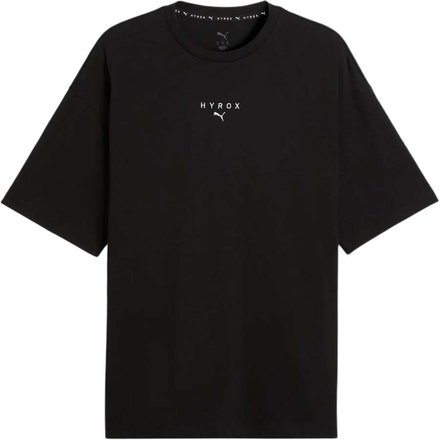 PUMA T Shirts Men's Black Crew Neck