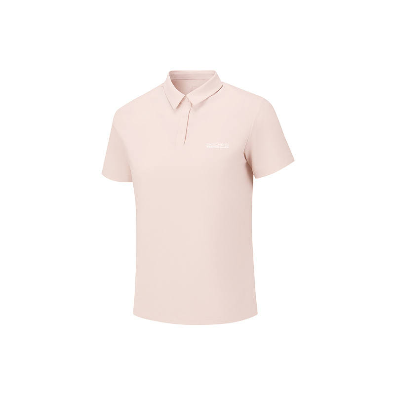Skechers Polo Shirts Women's Dusty Pink 028B Polo Collar Moderate