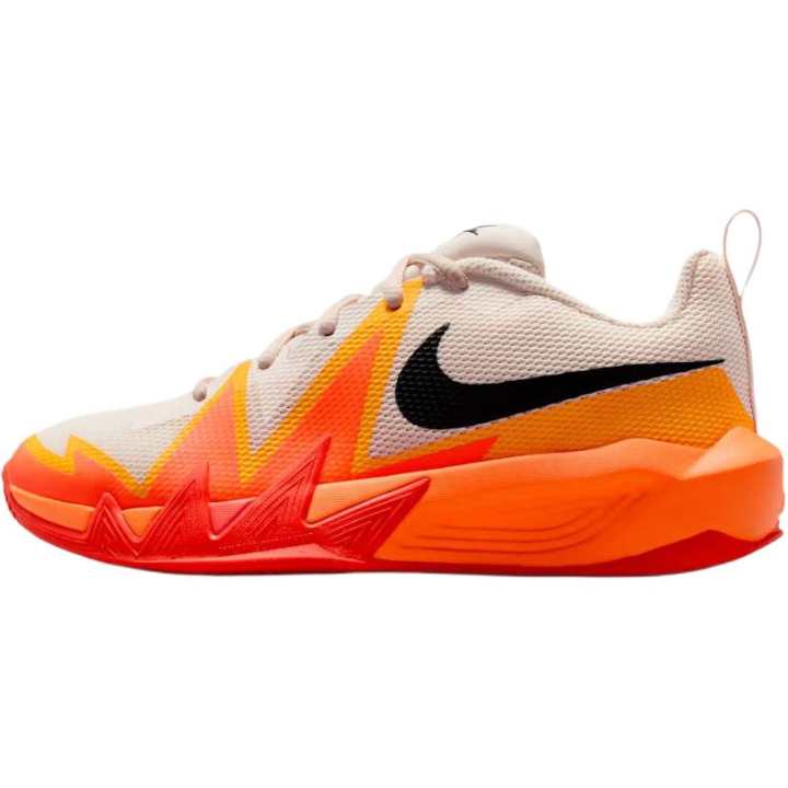 Nike Nike ST Dynamite Breathable Low top Basketball Shoes Beige Orange Unisex