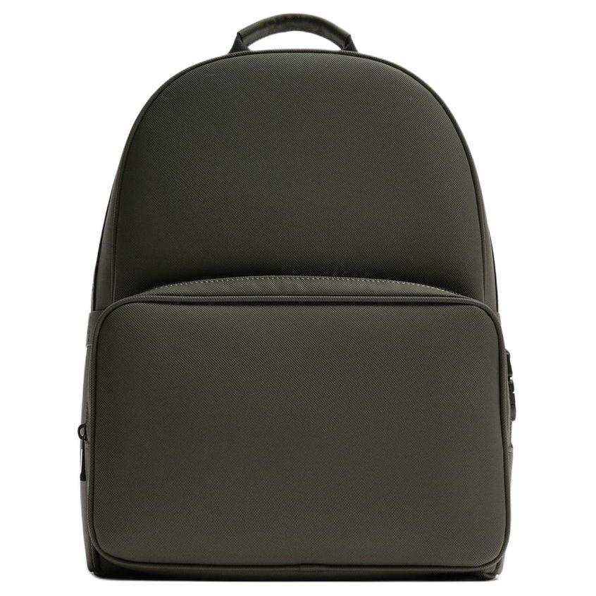 ZARA Polyester Backpack Unisex Olive Green