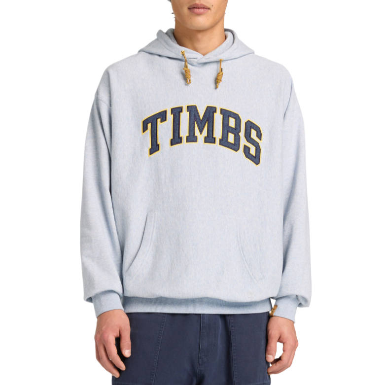 Timberland Sweatshirts Unisex Light Blue Hooded Moderate