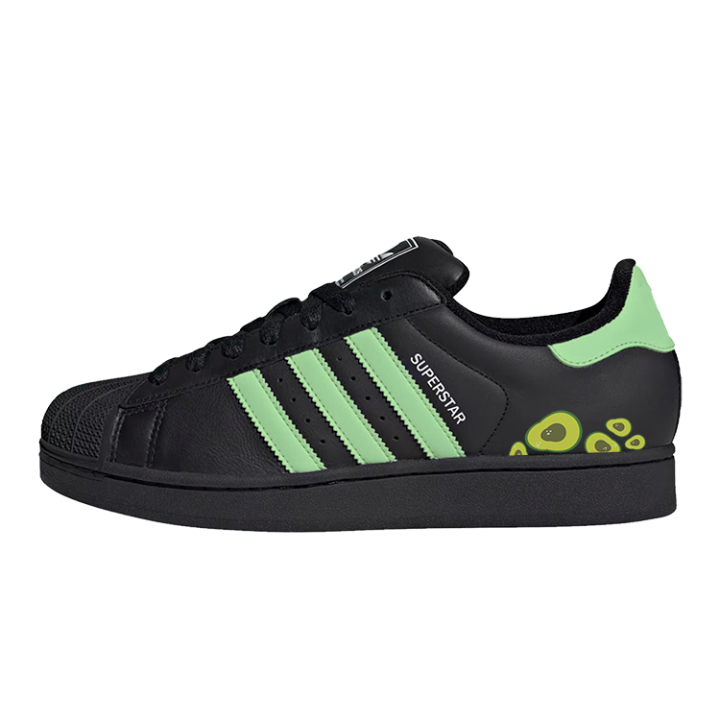Adidas Adidas Originals Superstar Comfortable Versatile Thin Sole Leather Abrasion Resistant Low top Skateboard Shoes Unisex