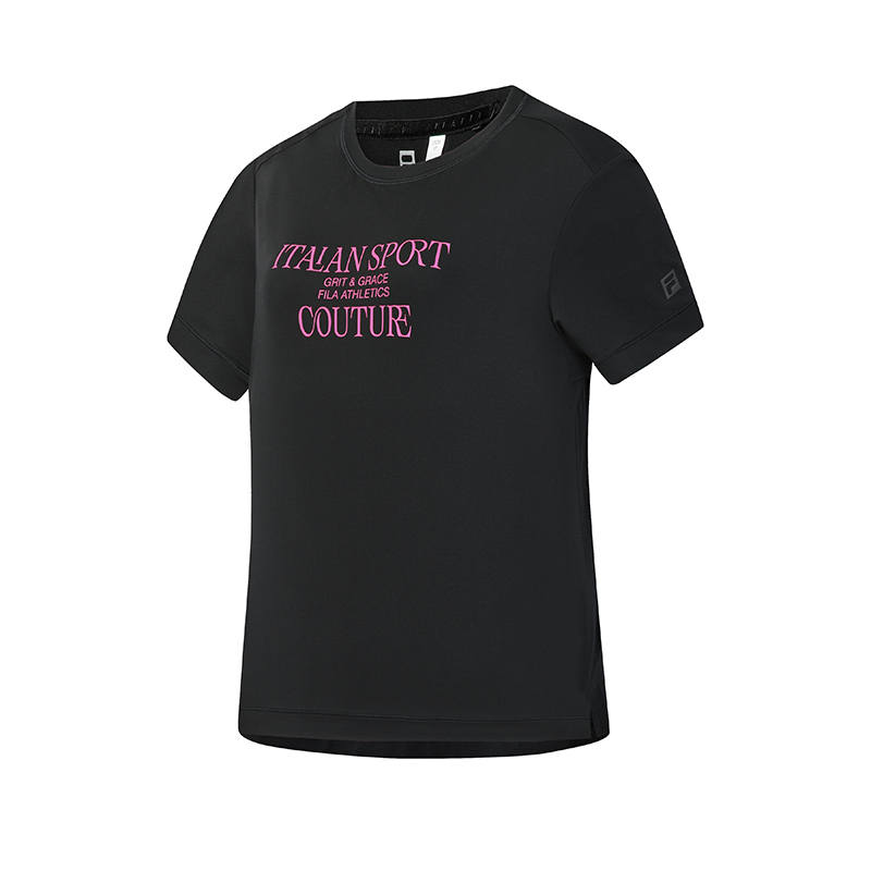 FILA Fitness T Shirt Women's Pitch Black