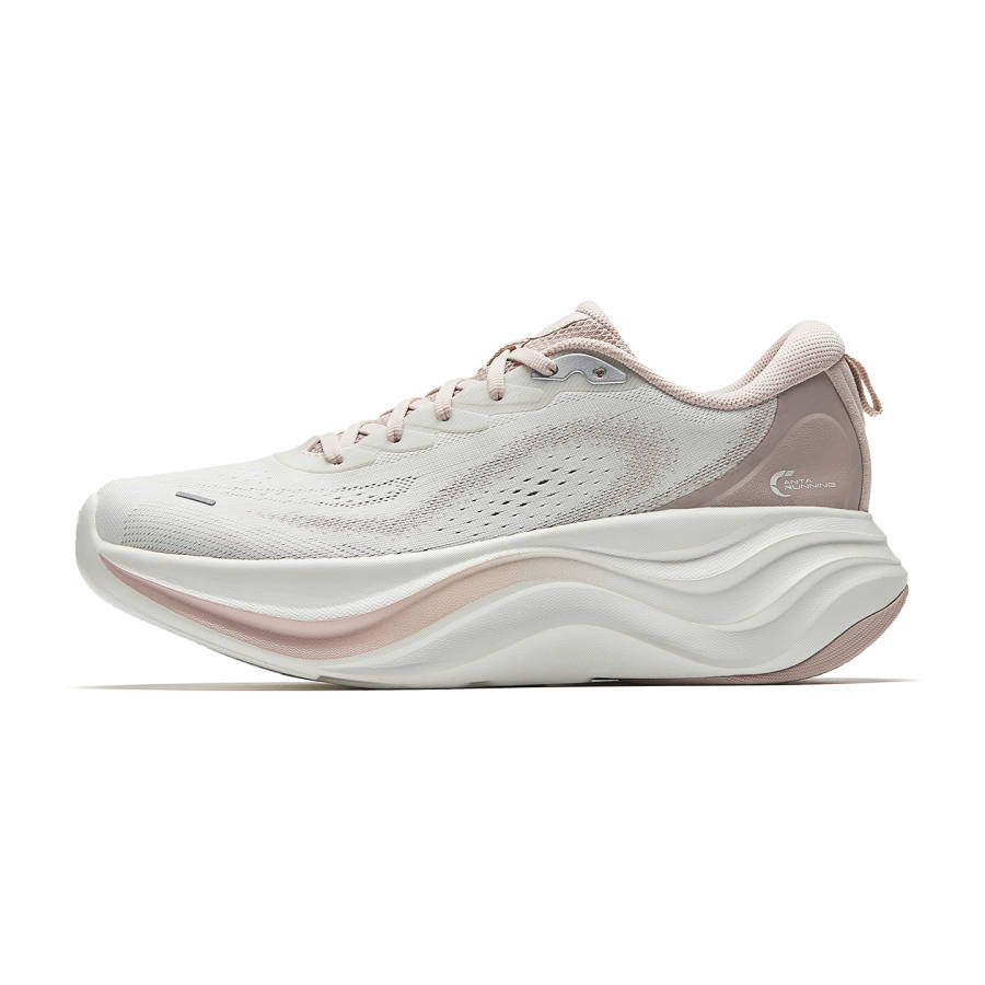 Anta Ling Cloud Cushioning Breathable Slip Resistant Low top Casual City Commuting Sprint Running Shoes Women's