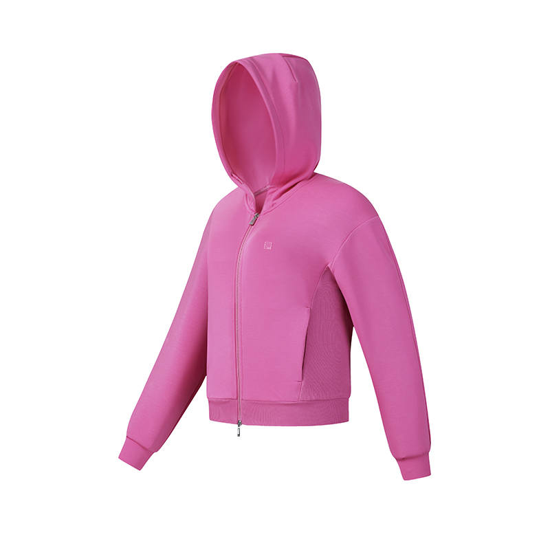 FILA Fitness Sweatshirt Jacket Women's Rose Purple
