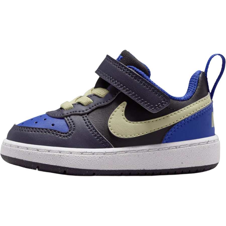 Nike Nike Court Borough Abrasion Resistant Low top Toddler Shoes Black Blue Infant And Toddler