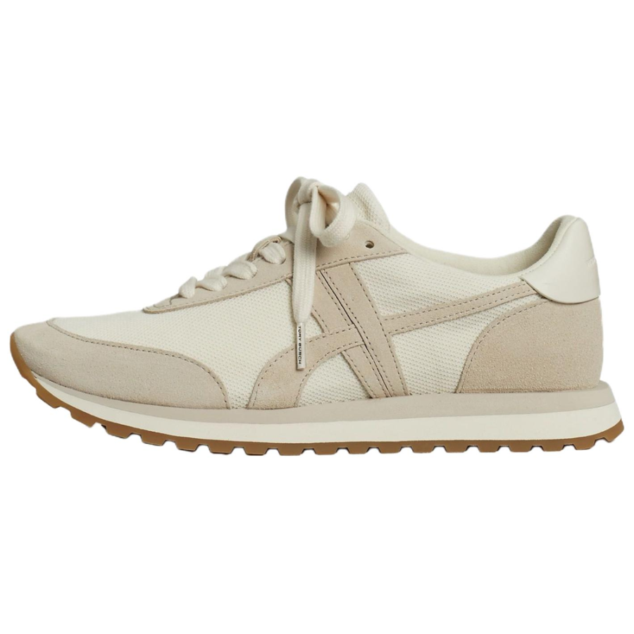 TORY BURCH Hank Low top Casual Shoes Women's New Ivory