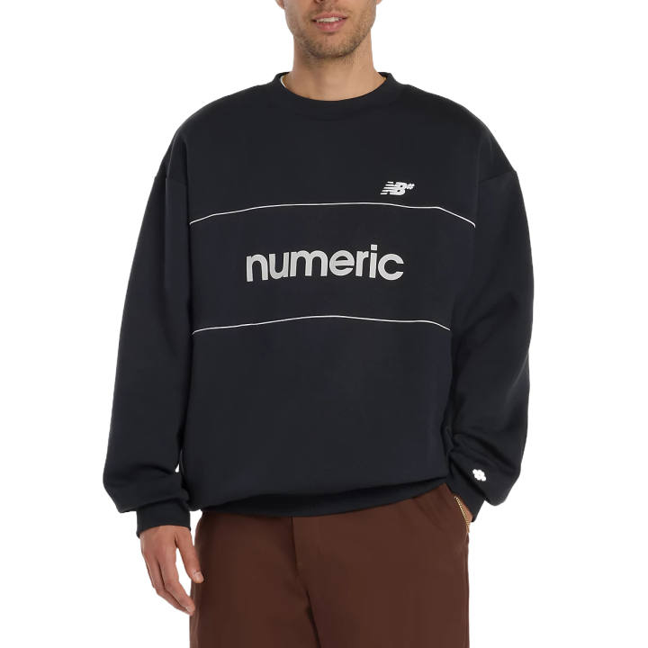 New Balance New Balance Sweatshirts Men's Black Crew Neck Moderate