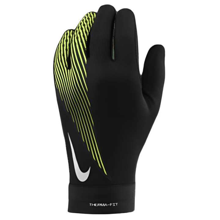 Nike Nike Polyester, Polyurethane, Rubber, Nylon Sports Gloves Unisex Black