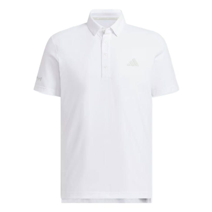 Adidas Adidas Golf Clothing Men's White Polo Collar Moderate