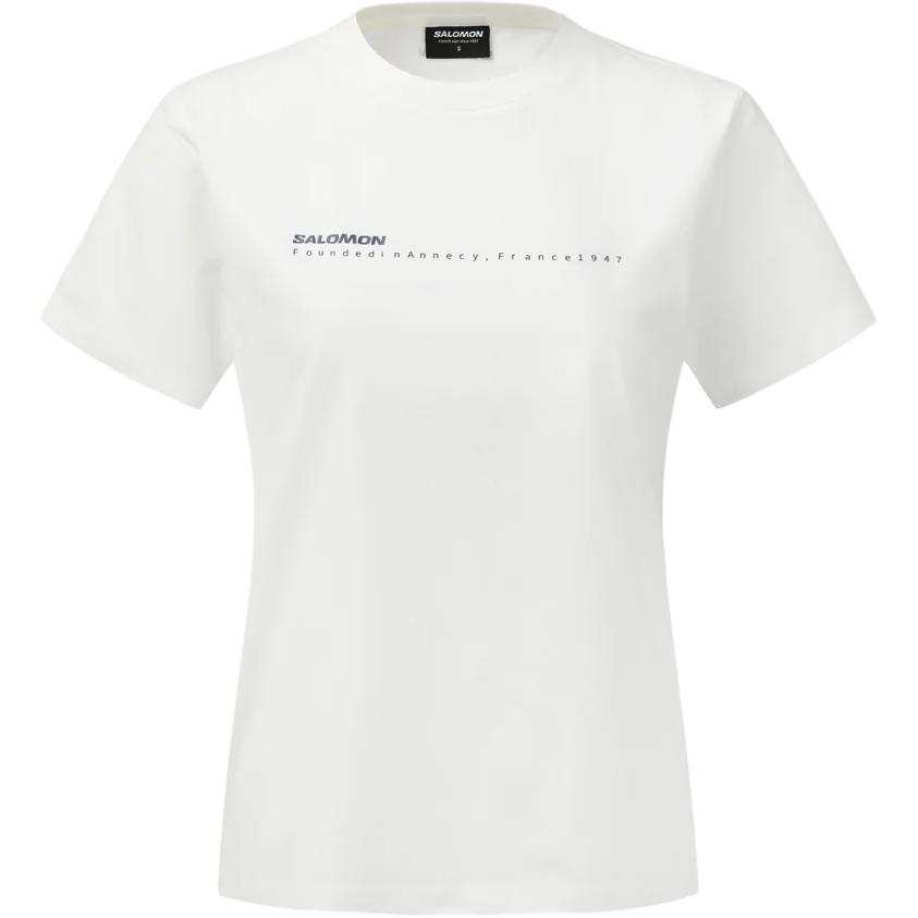 SALOMON T Shirts Women's White Crew Neck