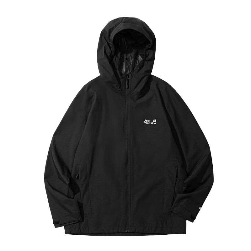 Jack Wolfskin Windproof, Waterproof, Breathable, And Abrasion Resistant Windbreaker Jacket Men's