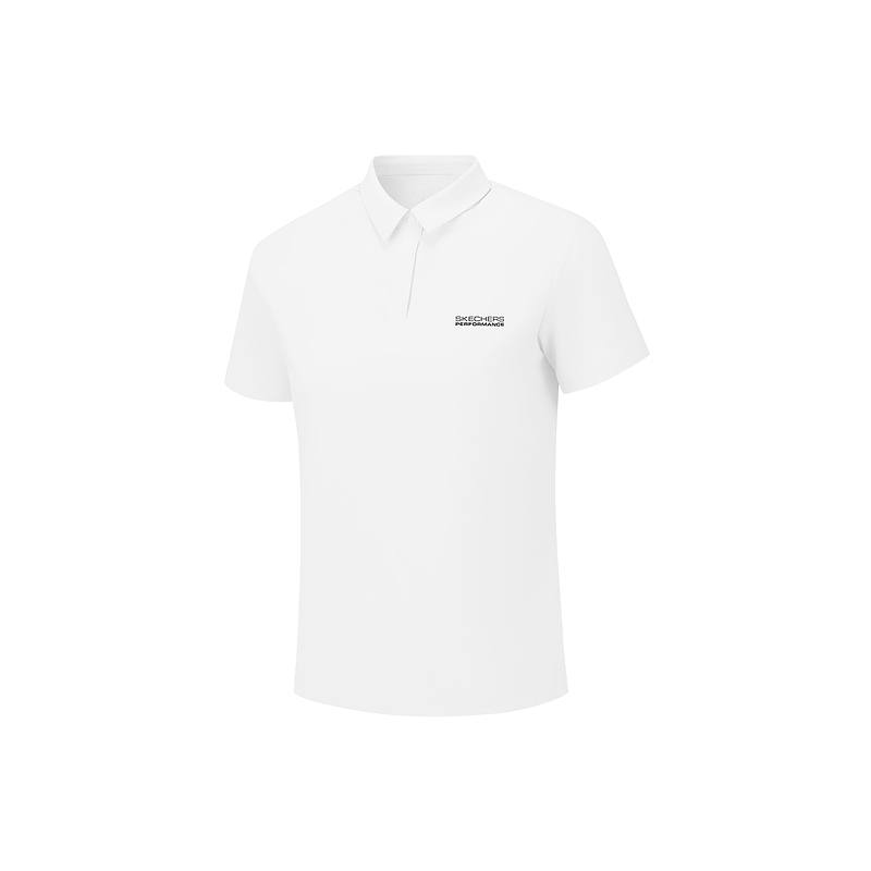 Skechers Polo Shirts Women's Bright White 0019 Polo Collar