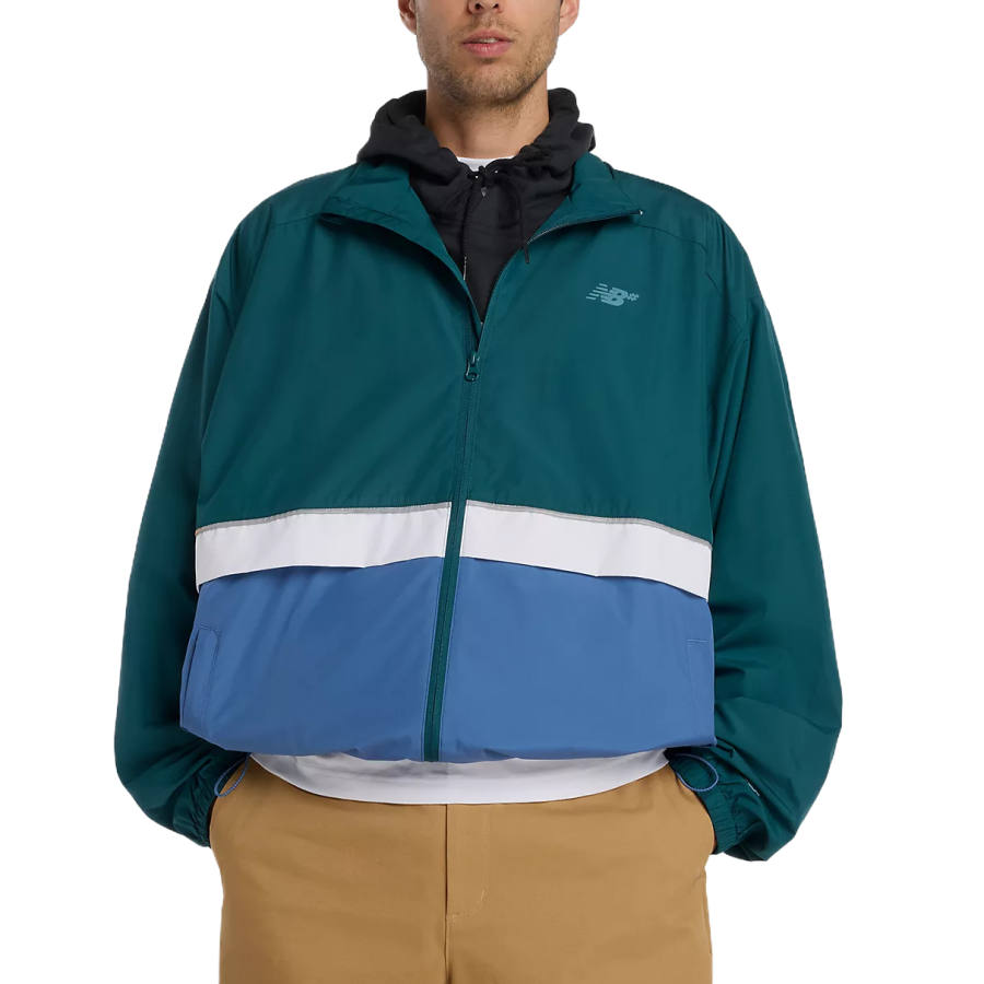 New Balance New Balance Jackets Men's Medusa Green Lapel Moderate Other