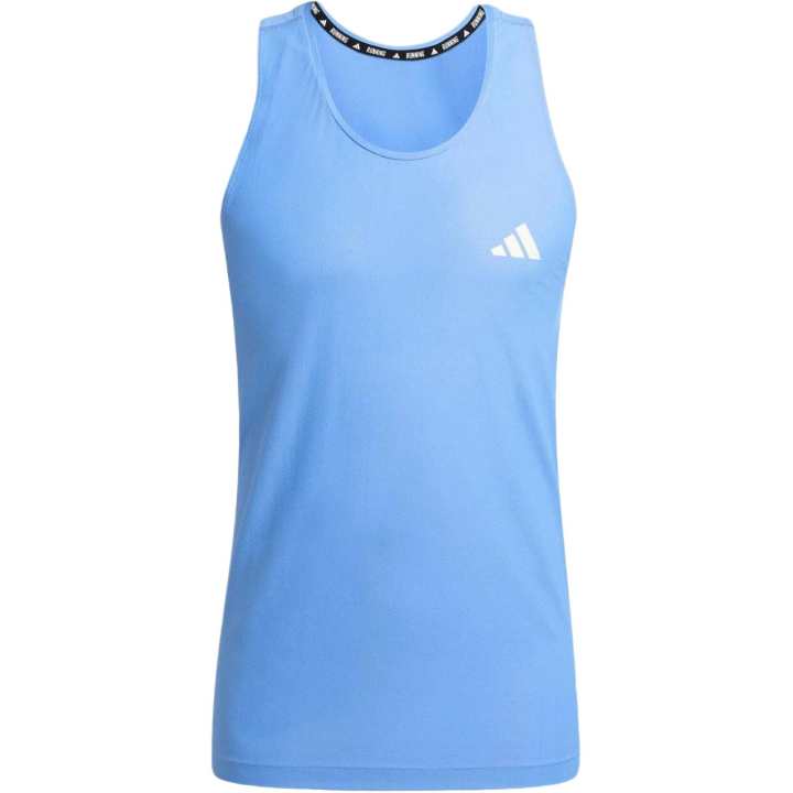 Adidas Adidas Tank Tops Men's Blue Crew Neck Moderate Racerback