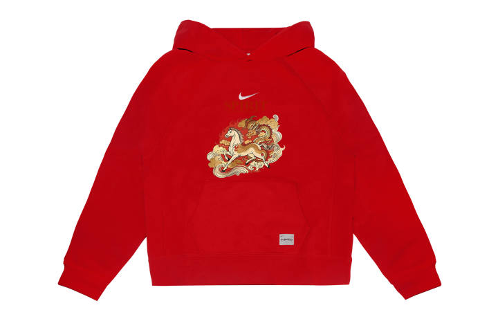 Nike Nike Sweatshirts Unisex Red Hooded Moderate