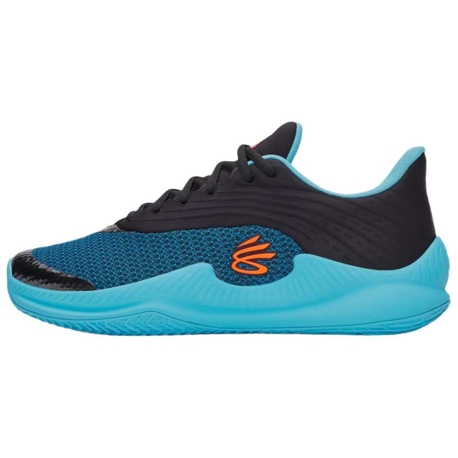 Under Armour Curry Splash 26 Abrasion Resistant Breathable Support Rebound Basketball Shoes Unisex Black Blue