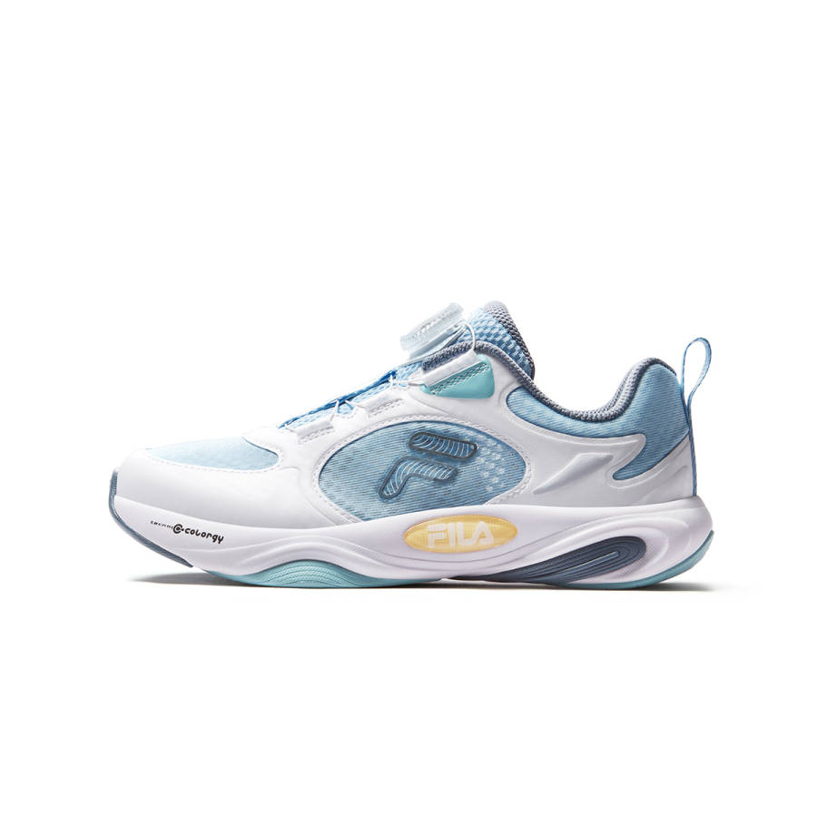 FILA KIDS PERFORMANCE FPF Synthetic Leather, Textile Cushioning Abrasion Resistant Breathable Kids' Running Shoes