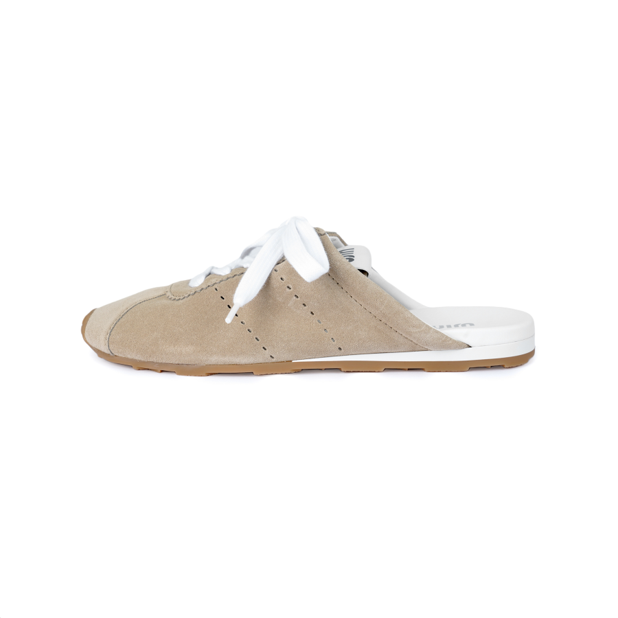 MIU MIU Rubber Sole Closed Toe Slippers Women's Sand