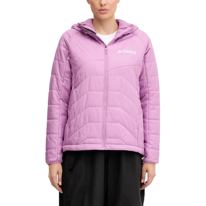 Adidas Adidas quilted hooded jacket