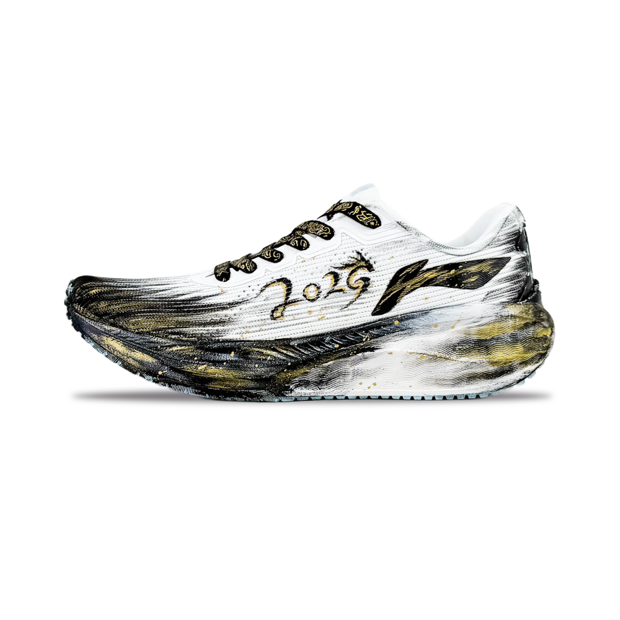 Li-Ning Li Ning Version 2.0 Cushioning Abrasion Resistant Low top Casual Running Shoes Men's Shadow Gold