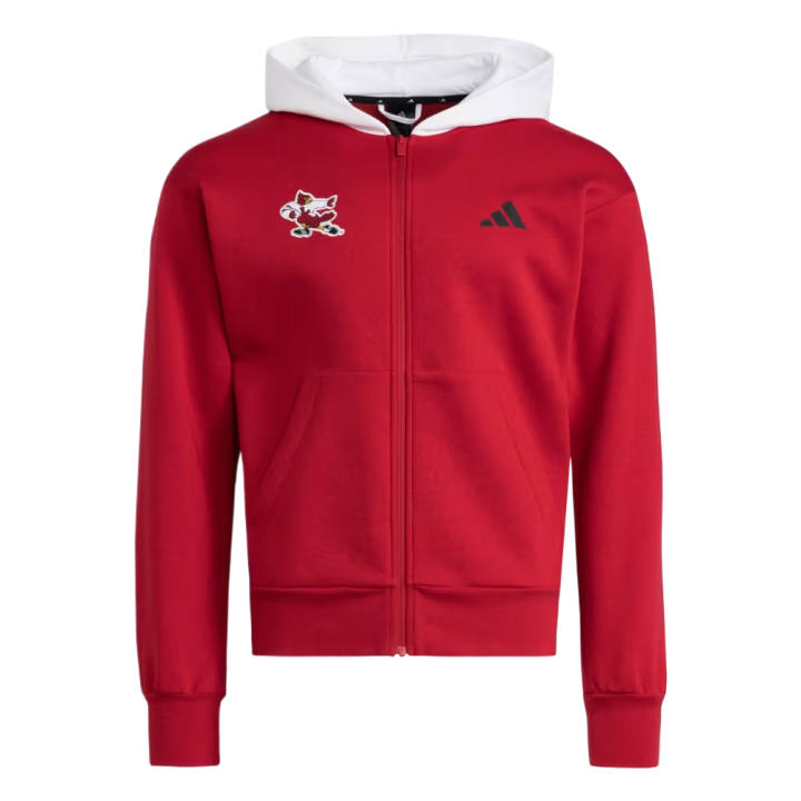 Adidas Adidas Jackets Men's Team Power Red/Black Hooded Non Detachable Moderate Other