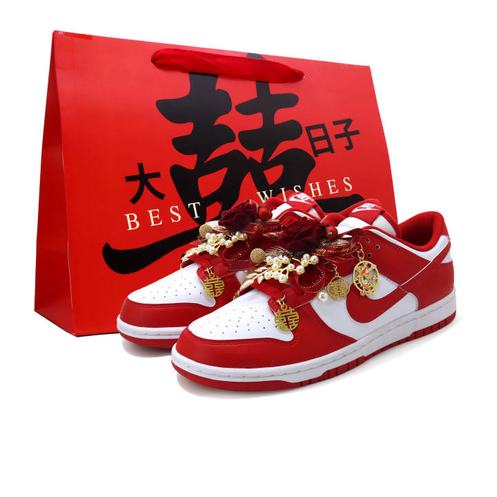 Nike Nike Dunk A Match Made In Heaven Leather Slip Resistant, Abrasion Resistant, Height Increasing Low top Skateboard Shoes